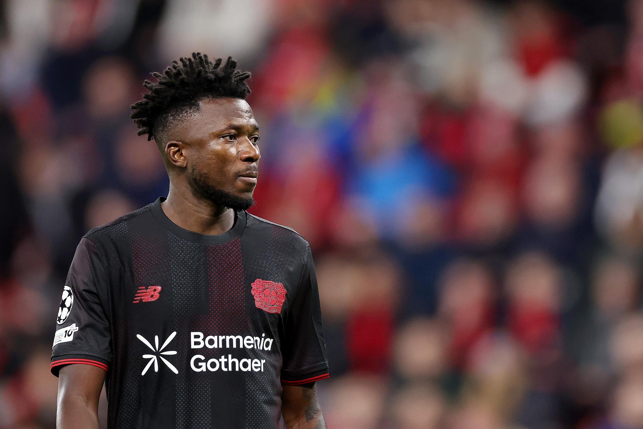 谁是球王官网-非洲杯受伤：塔普索巴将缺阵勒沃库森数周